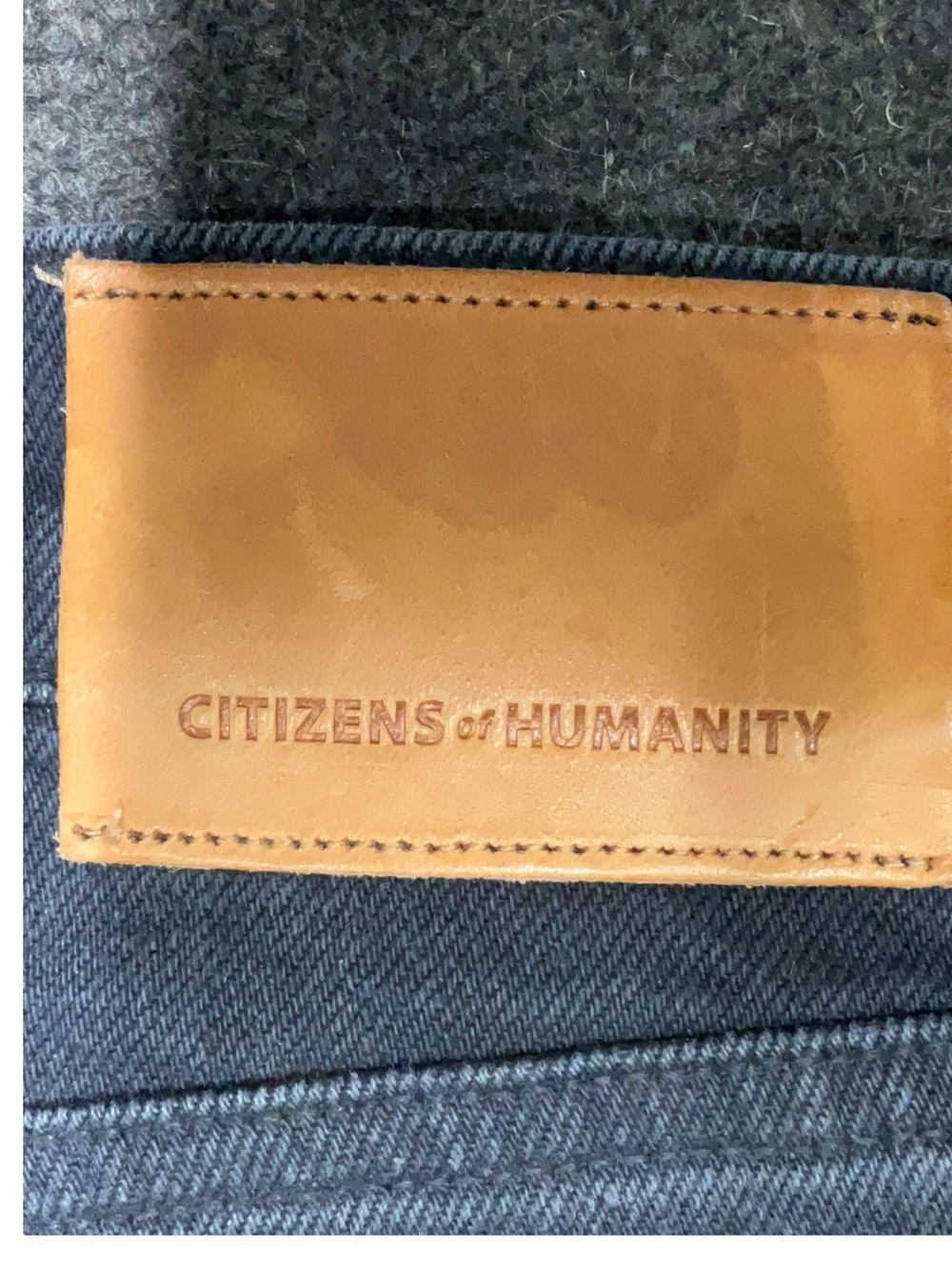 Citizens of Humanity Charlotte High Rise Straight Leg Jeans Dark Wash 25 - Picture 3 of 4